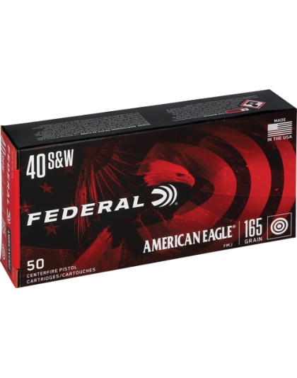 FEDERAL AE 40 SW 165GR FMJ-TC