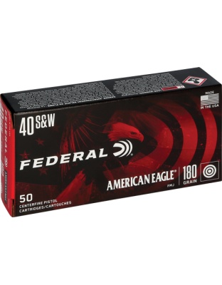 FEDERAL AE 40 SW 180GR FMJ-TC