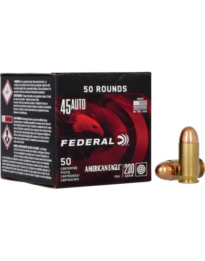 FEDERAL AE 45 ACP 230GR FMJ