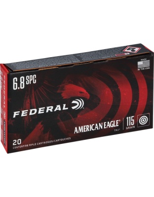 FEDERAL AE 6.8 SPC 115GR FMJ