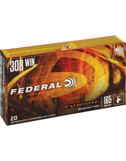 FEDERAL FUSION 308 WIN 165GR