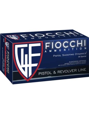 FIOCCHI 38 SPECIAL 125GR JHP