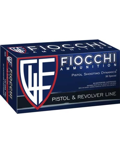 FIOCCHI 38 SPECIAL 125GR JHP