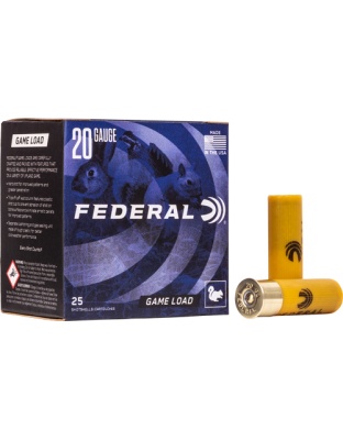 FEDERAL GAME LOAD 20GA 2.75"