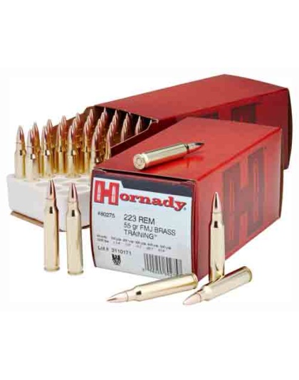 HORNADY 223 REM 55GR FMJ