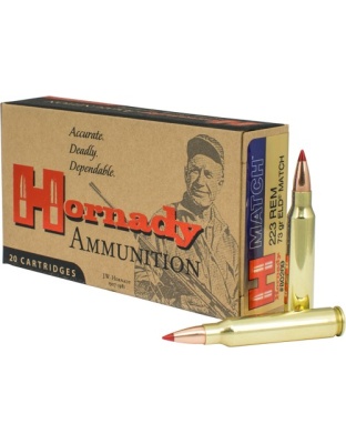 HORNADY 223 REM 73GR ELD MATCH