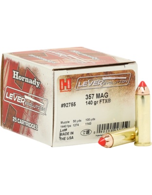 HORNADY LEVEREVOLUTION 357 MAG