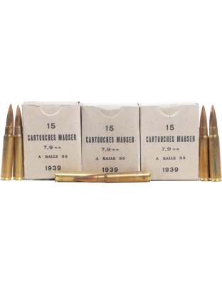 GREEK AMMO 8MM MAUSER 198GR