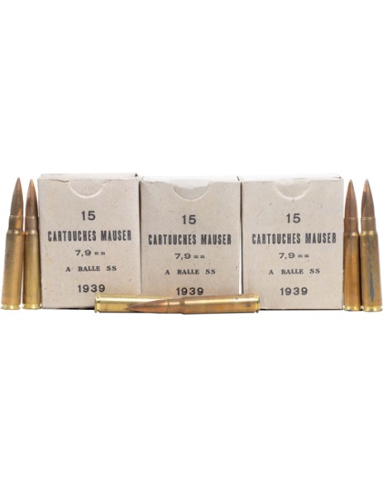 GREEK AMMO 8MM MAUSER 198GR