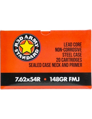 RED ARMY 7.62X54R 148GR FMJ