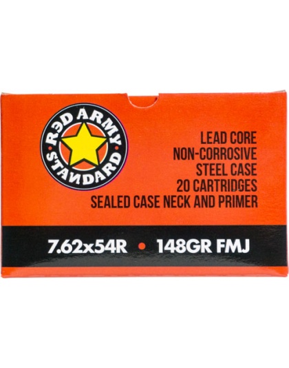 RED ARMY 7.62X54R 148GR FMJ