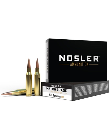 NOSLER MATCH 260 REM 130GR