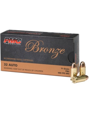 PMC 32 ACP 71GR FMJ