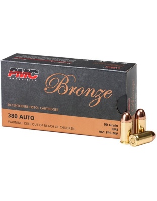 PMC 380 ACP 90GR FMJ