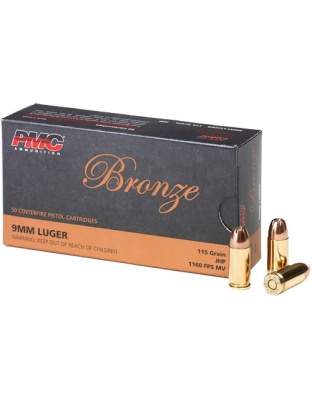 PMC 9MM LUGER 115GR JHP