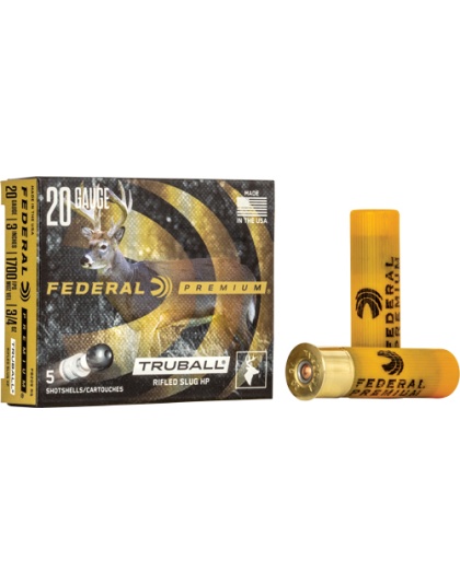 FEDERAL TRUBALL 20GA 3" 3/4OZ