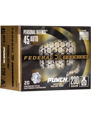 FEDERAL PUNCH 45 ACP 230GR