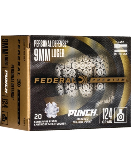 FEDERAL PUNCH 9MM LUGER