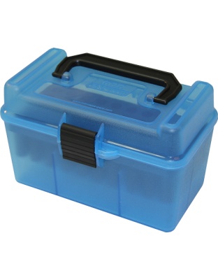 MTM DELUXE AMMO BOX 50-ROUNDS