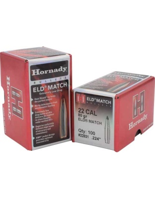 HORNADY BULLETS 22CAL .224