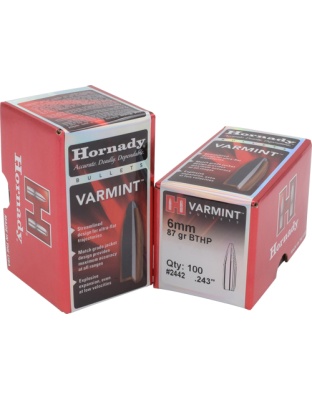 HORNADY BULLETS 6MM .243