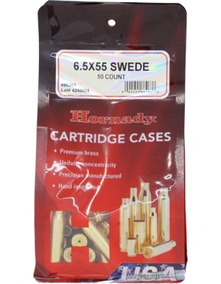 HORNADY UNPRIMED CASES 6.5X55