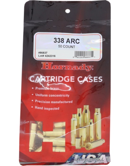 HORNADY UNPRIMED CASES 338 ARC