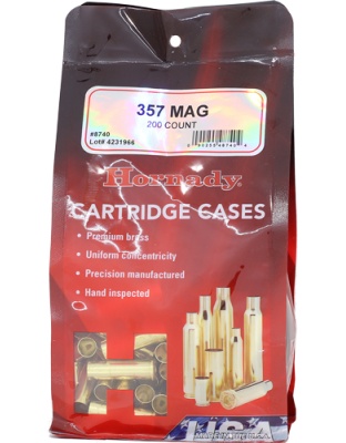 HORNADY UNPRIMED CASES 357 REM