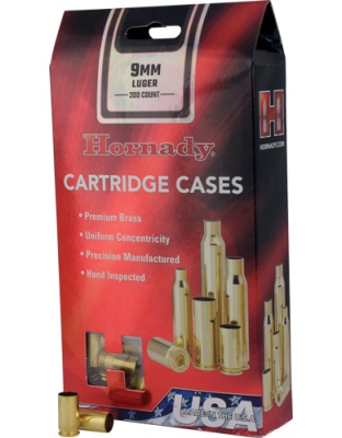 HORNADY UNPRIMED CASES 9MM