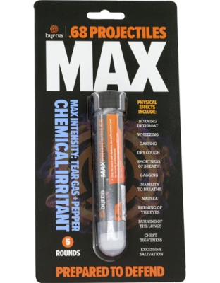 BYRNA MAX PROJECTILES 5 COUNT