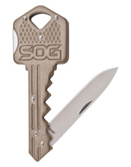 SOG KEY KNIFE BRASS