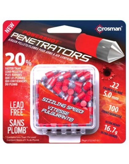 CROSMAN PELLETS 22 LEAD FREE