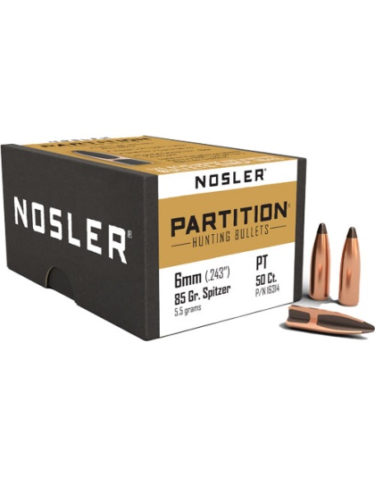 NOSLER BULLETS 6MM .243