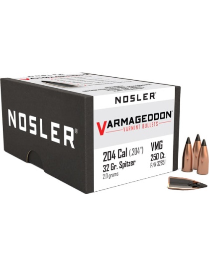 NOSLER BULLETS 20 CAL .204