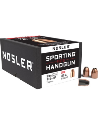 NOSLER BULLETS 9MM .355