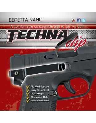 TECHNA CLIP HANDGUN RETENTION