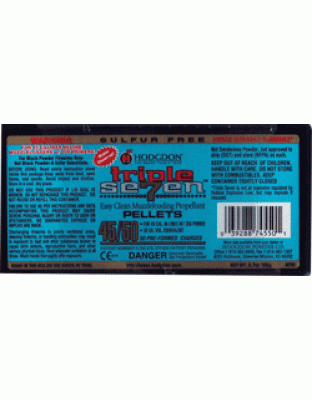 HODGDON TRIPLE SEVEN 50GR PELL
