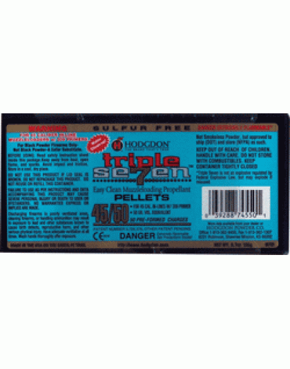 HODGDON TRIPLE SEVEN 50GR PELL