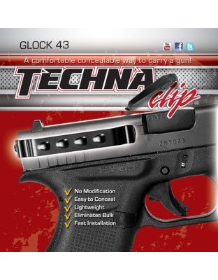 TECHNA CLIP HANDGUN RETENTION
