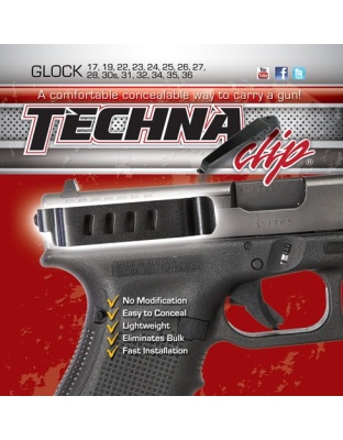 TECHNA CLIP HANDGUN RETENTION