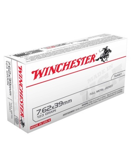 WINCHESTER USA 7.62X39 123GR