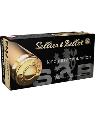 S&B 380 ACP 92GR FMJ-RN