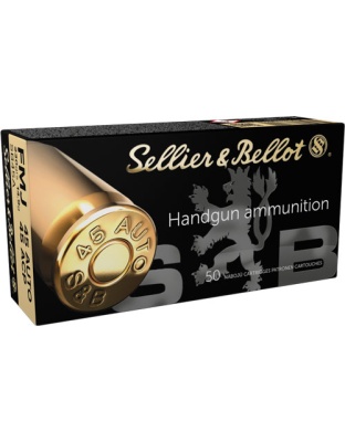 S&B 45 ACP 230GR FMJ-RN