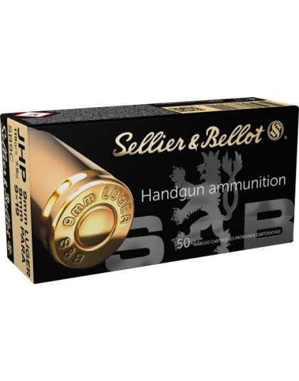 S&B 9MM LUGER 115GR JHP