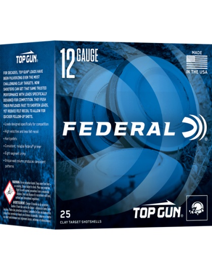 FEDERAL TOP GUN 12GA 1OZ #8