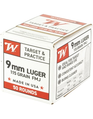 WINCHESTER USA 9MM LUGER