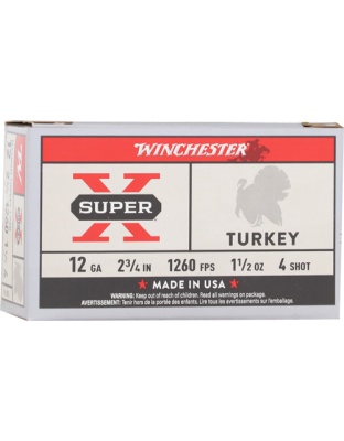 WIN AMMO SUPER-X TURKEY 12GA.