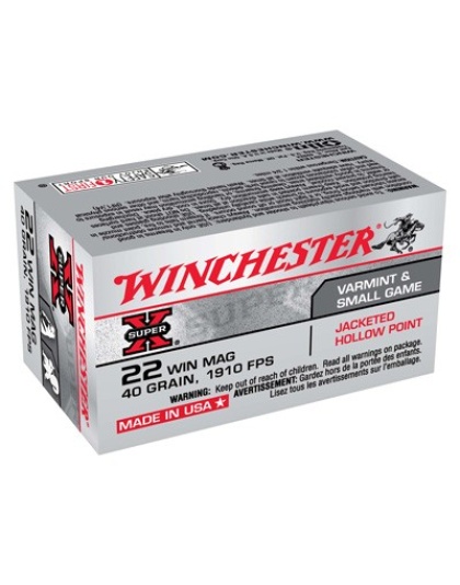 WINCHESTER SUPER-X 22WMR 40GR