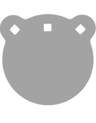 BASH TARGET AR500 GONG TARGET