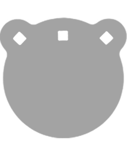 BASH TARGET AR500 GONG TARGET